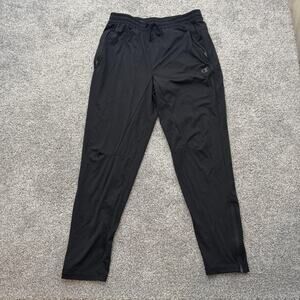 Champion Pants Mens Medium Track Joggers Stretch Zip Ankle Athletic Pockets